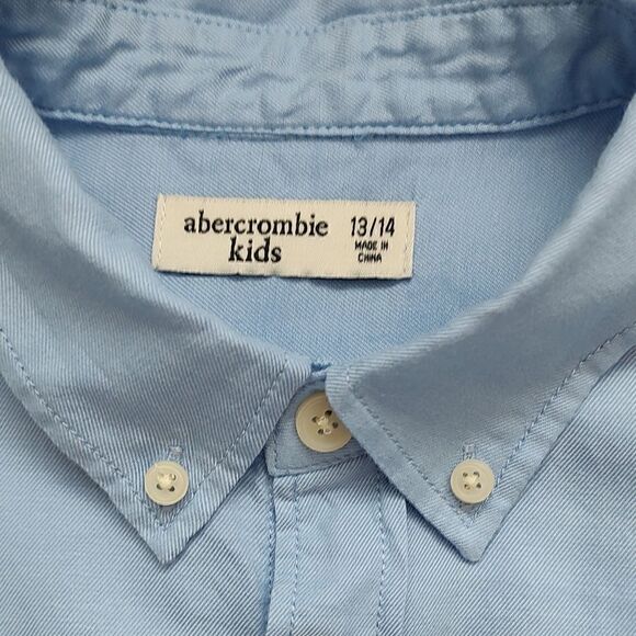 Abercrombie Fitch kids long-sleeve icon shirt  13/14 - Picture 8 of 10
